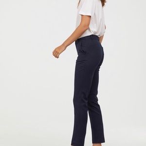 H&M Navy blue slim fit slacks